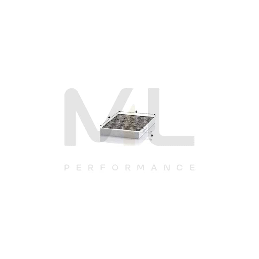 MANN-FILTER CUK 2722-2 Pollen filter suitable for MERCEDES-BENZ S-Class Activated Carbon Filter