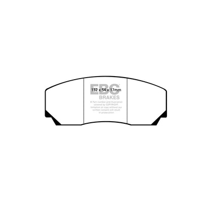 EBC DP3002C Aston Martin Lotus Noble TVR Redstuff Front Brake Pads - Girling/TRW/AP Caliper 2 | ML Performance UK Car Parts