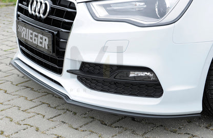 Rieger 00056799 Audi 8V Front Splitter (A3 & S3) 5 | ML Performance UK Car Parts