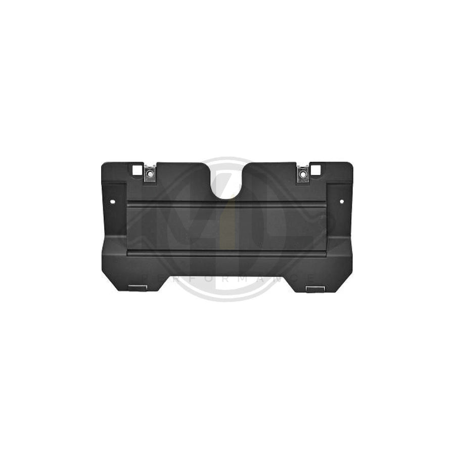 DIEDERICHS 4406054 Number plate holder for RENAULT Captur (J5_, H5_) Front, Black, frameless