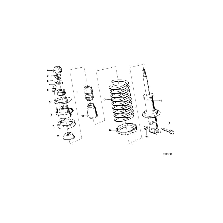 Genuine BMW 33521117997 E23 Guide Support (Inc. 728i, 733i & 728)