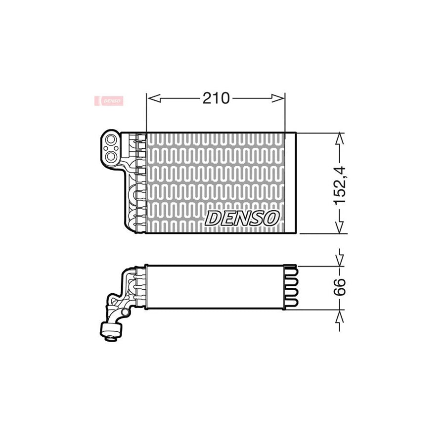 DENSO DEV09015 Air Conditioning Evaporator for Fiat Seicento / 600 Hatchback (187)