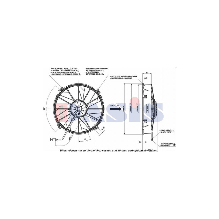 AKS Dasis 870271N Interior Blower