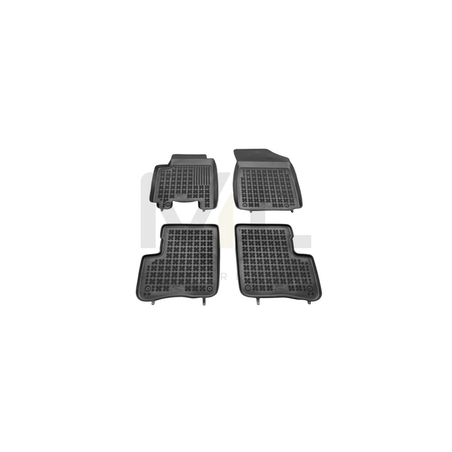 REZAW PLAST Tailored 201408 Floor mat set for TOYOTA Yaris I Hatchback (P1) Elastomer, Front and Rear, Quantity: 4, Black