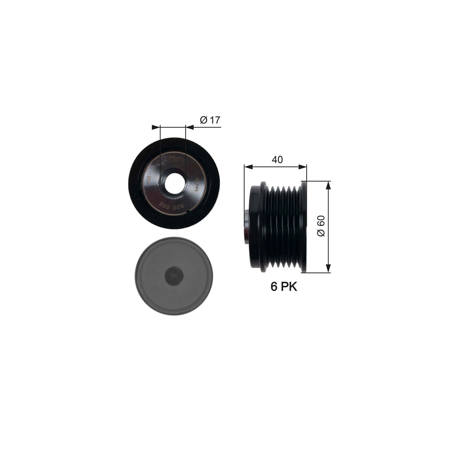 Gates OAP7154 Alternator Freewheel Clutch