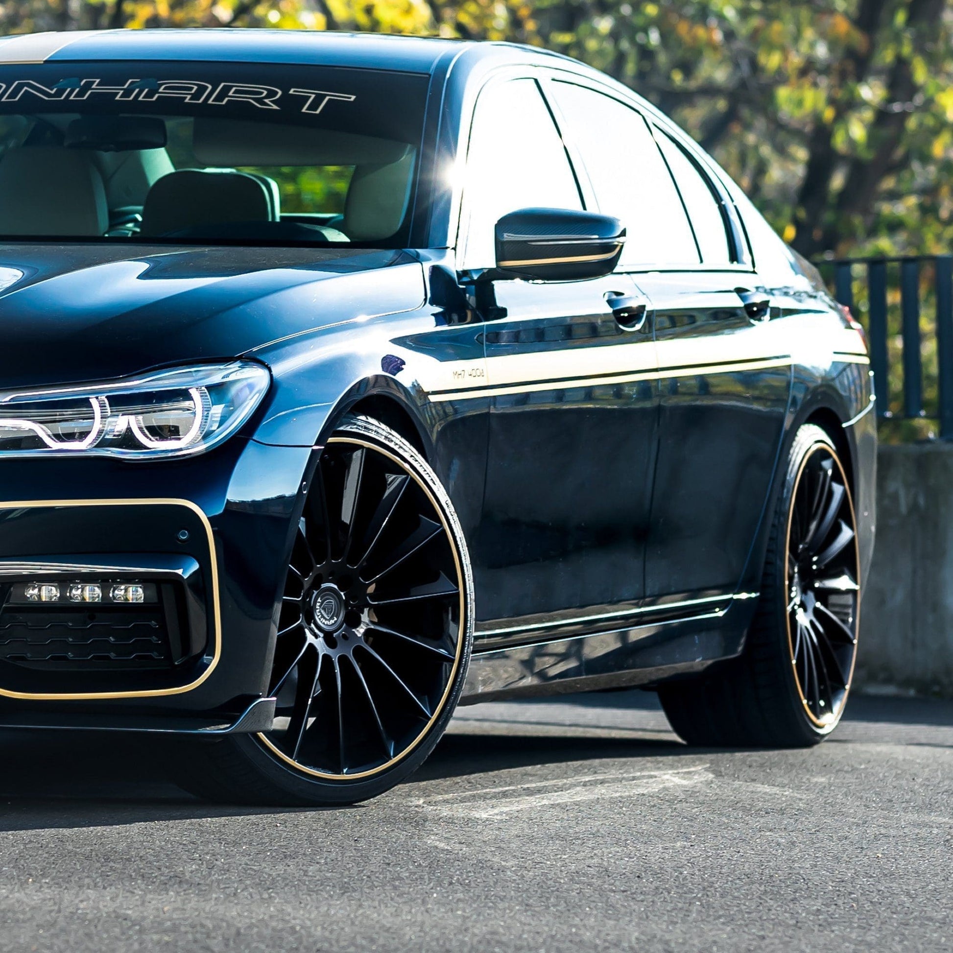 MANHART MHVEN711000 FOR BMW 7-SERIES - VENTURI RIMS - MATTE BLACK