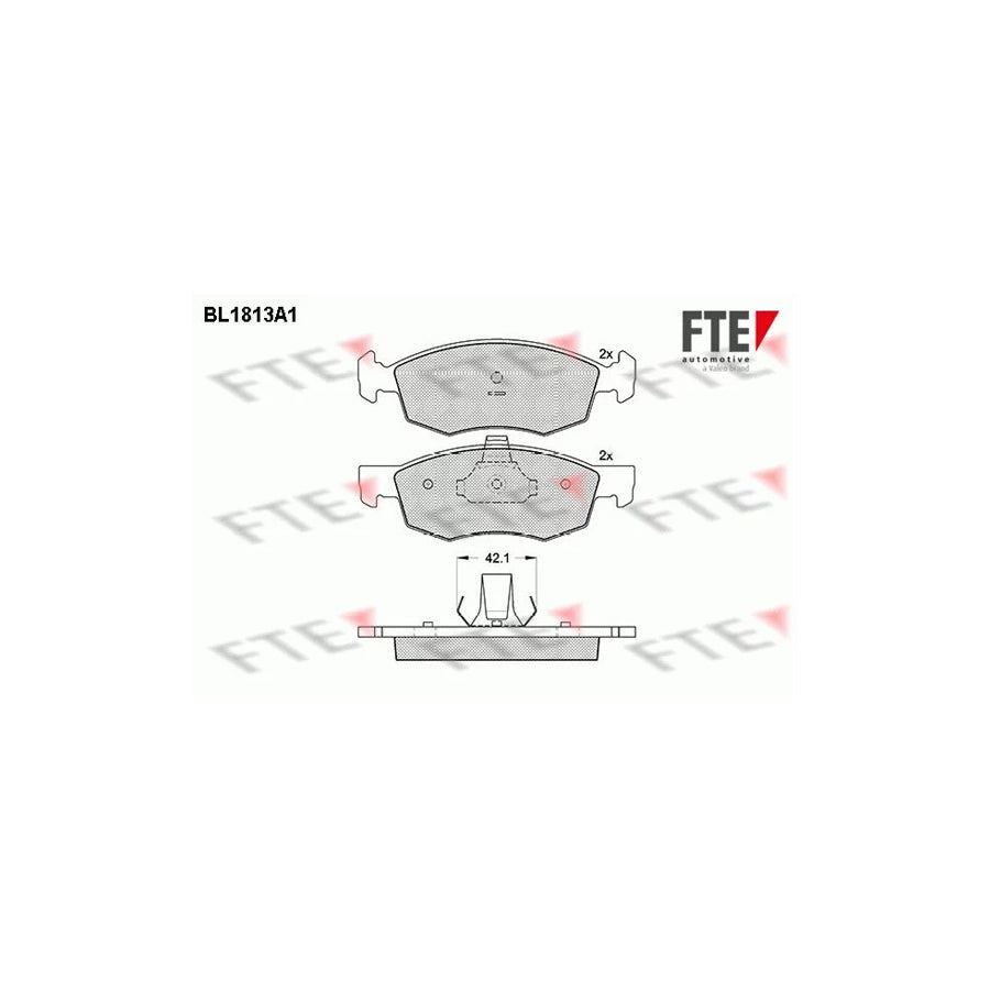 FTE Bl1813A1 Brake Pad Set