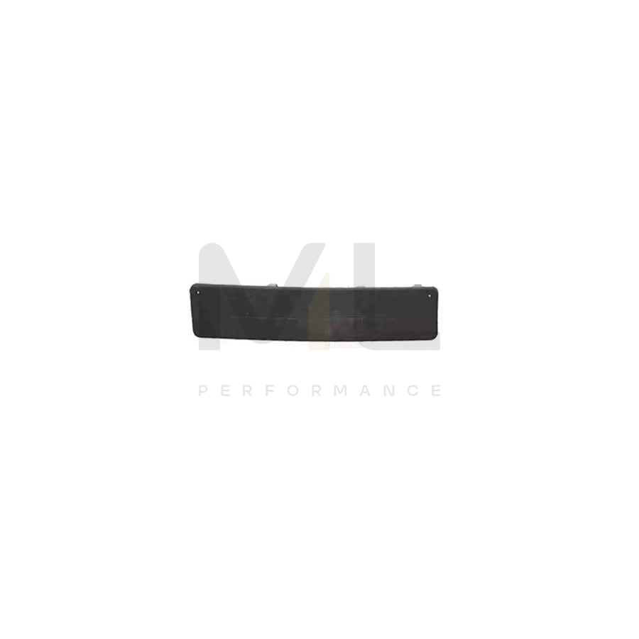 VAN WEZEL 3091580 Number plate holder suitable for MERCEDES-BENZ C-Class Front, Black, frameless