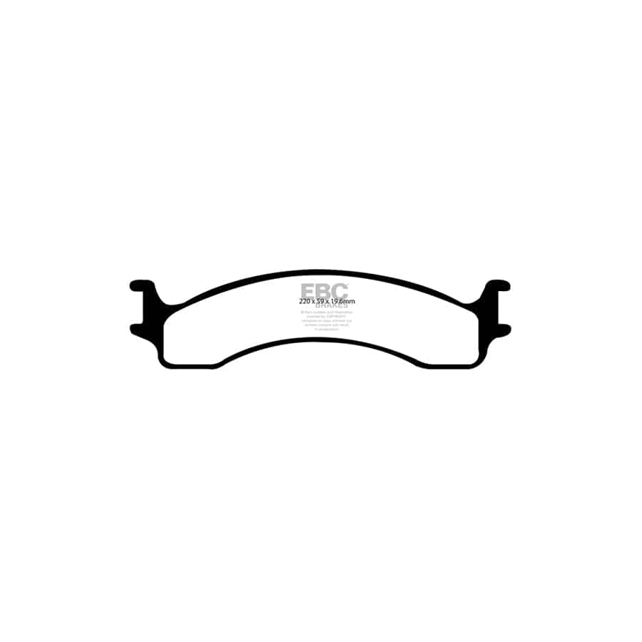 EBC PD03KF410 Dodge Yellowstuff Front Brake Pad & Plain Disc Kit (Inc. Ram Pick-Up 2500 & 3500) 2 | ML Performance UK Car Parts