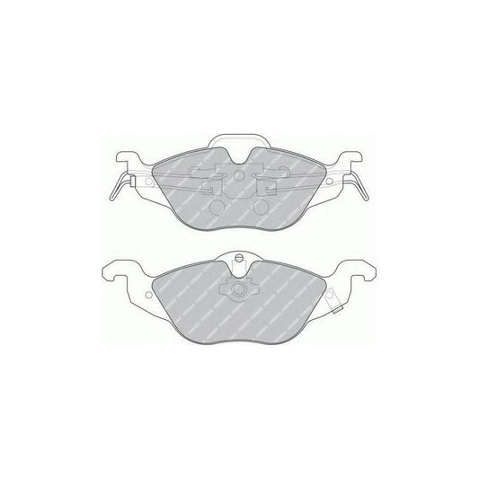 Ferodo FSL1293 Brake Pad Set Fuse+ Technology, With Acoustic Wear Warning