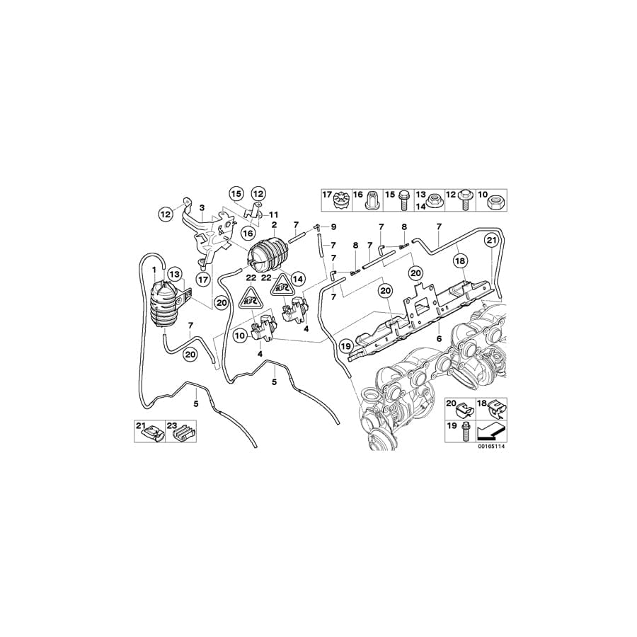Genuine BMW 11657565807 E60 E61 Holder (Inc. 535i & 535xi)