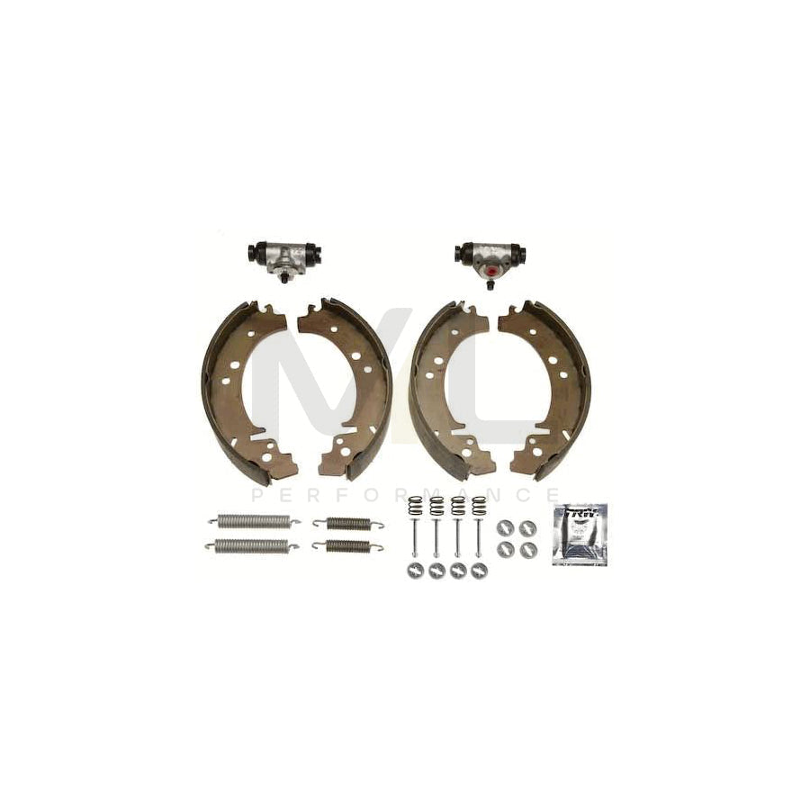 TRW Brake Kit BK1450 Brake Shoe Set with wheel brake cylinder