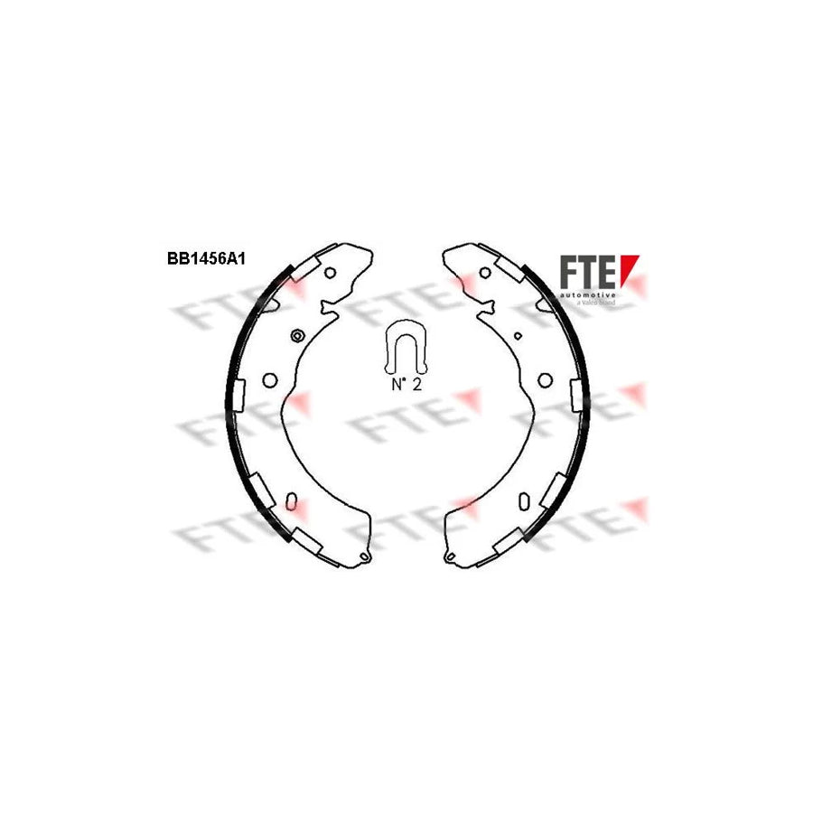 FTE 9100175 Brake Shoe Set