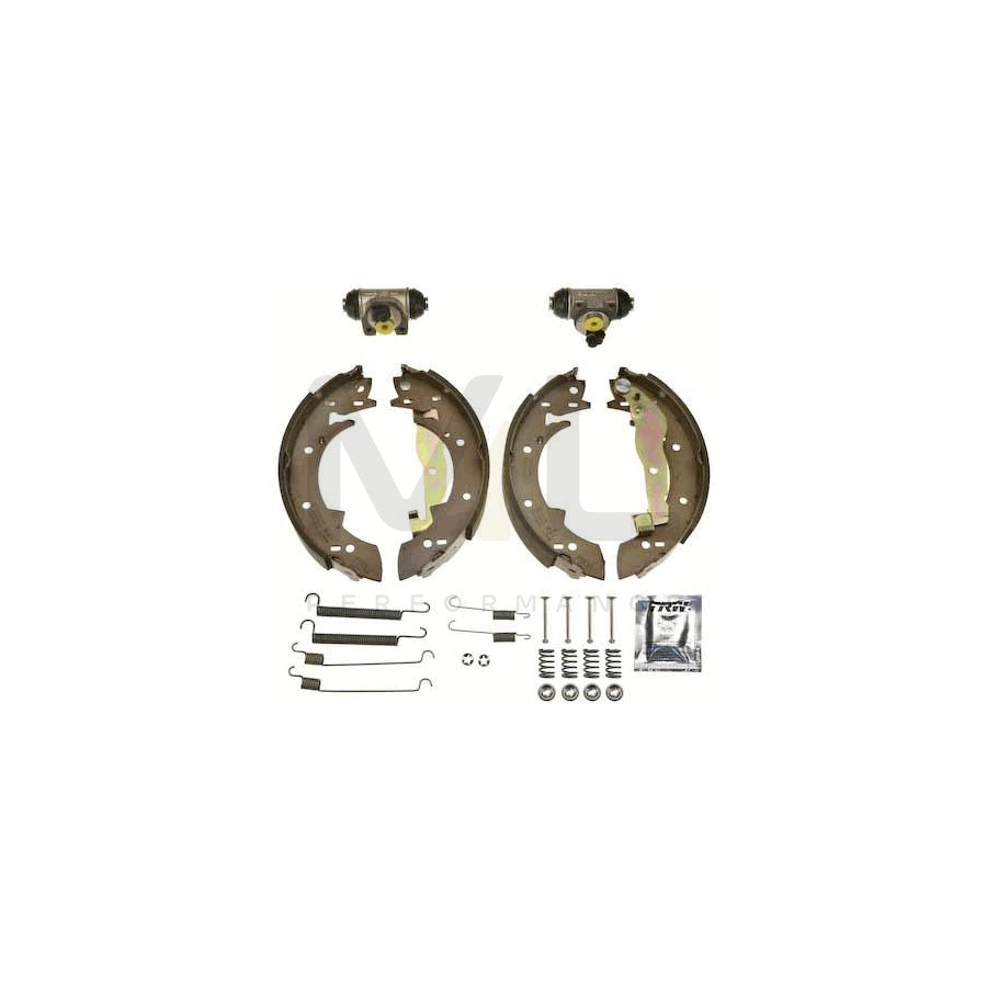 TRW Brake Kit BK1043 Brake Shoe Set with wheel brake cylinder
