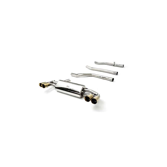 Armytrix BMG34-QS11G Valvetronic Exhaust System BMW 540i G30 | G31 2017-2021 with Quad Gold 3.5"
