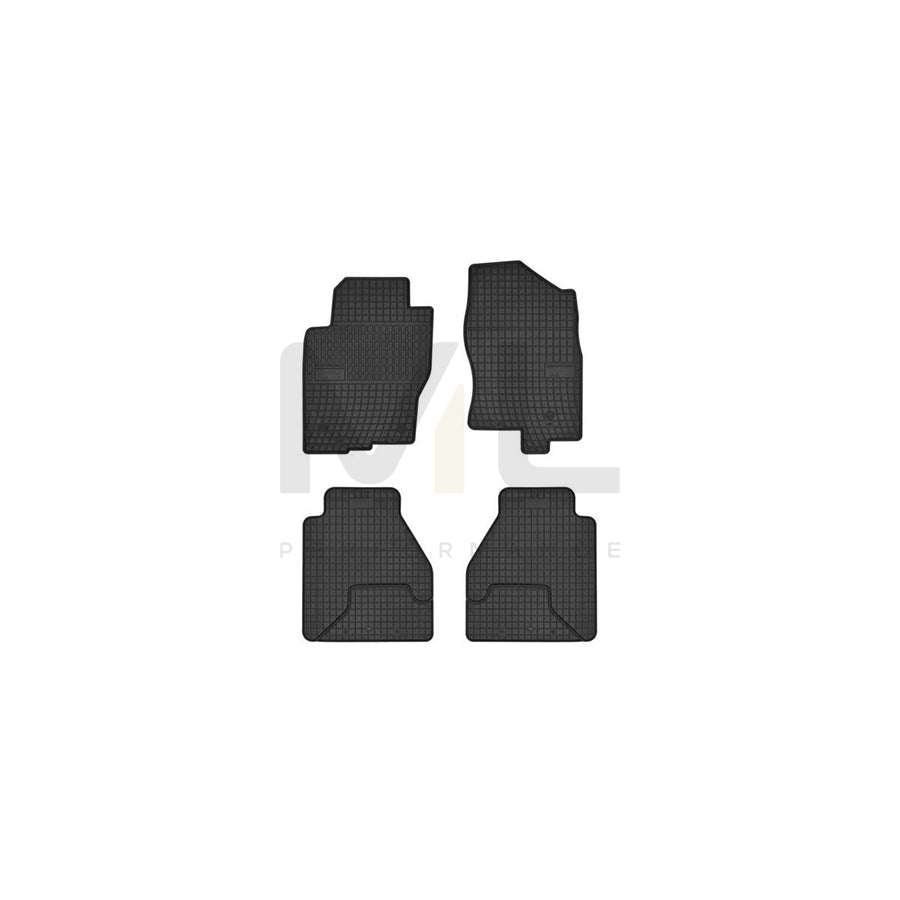 FROGUM 0454 Floor mat set for NISSAN Pathfinder IV (R52) Elastomer, Front and Rear, Quantity: 4, Black