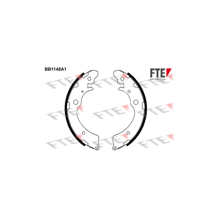 FTE Bb1148A1 Brake Shoe Set