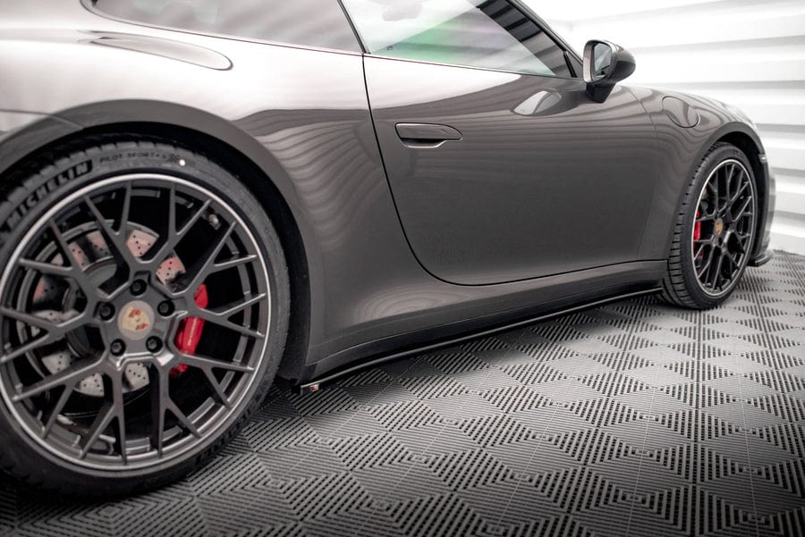 Maxton Design Porsche 911 Carrera 4S 992 Side Skirts Diffusers