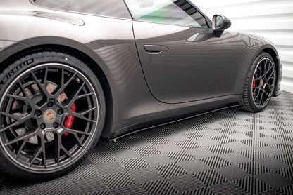 Maxton Design Porsche 911 Carrera 4S 992 Side Skirts Diffusers