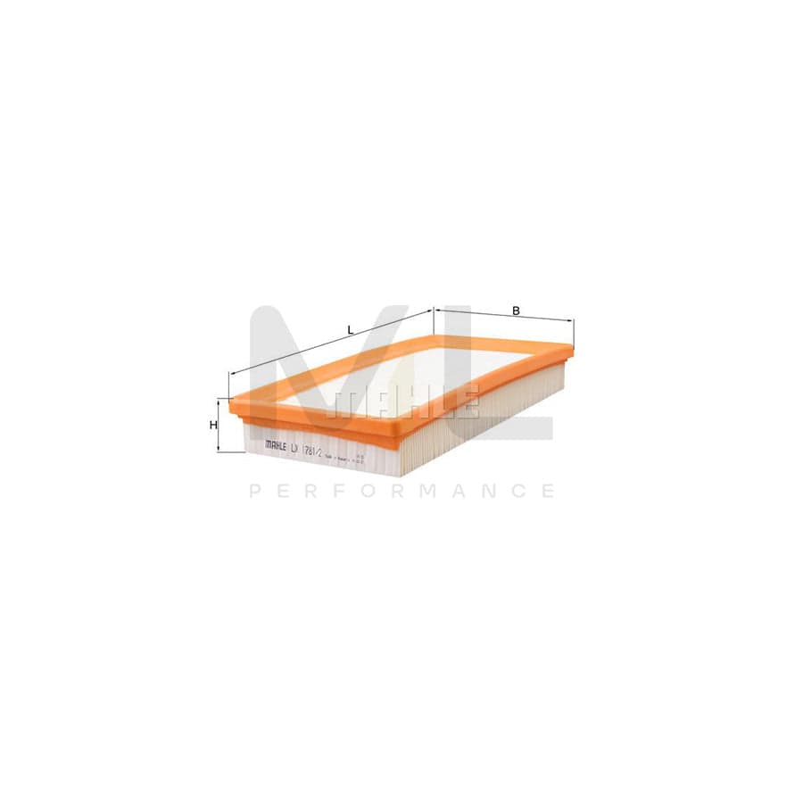 MAHLE ORIGINAL LX 1781/2 Air Filter Filter Insert | ML Performance Car Parts