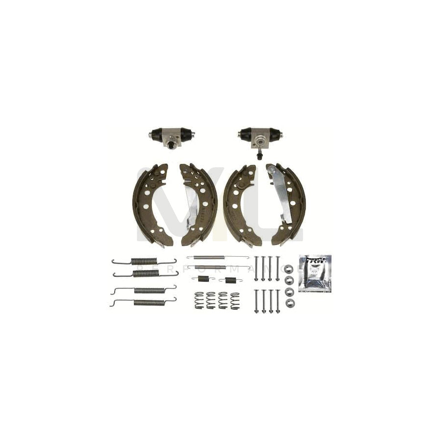 TRW Brake Kit BK1507 Brake Shoe Set with wheel brake cylinder