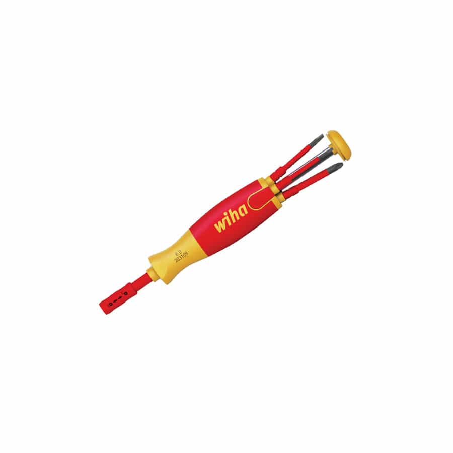 Wiha WHA38612 LiftUp electric Bit Magazine SL/PH Screwdriver Set, 6 Piece