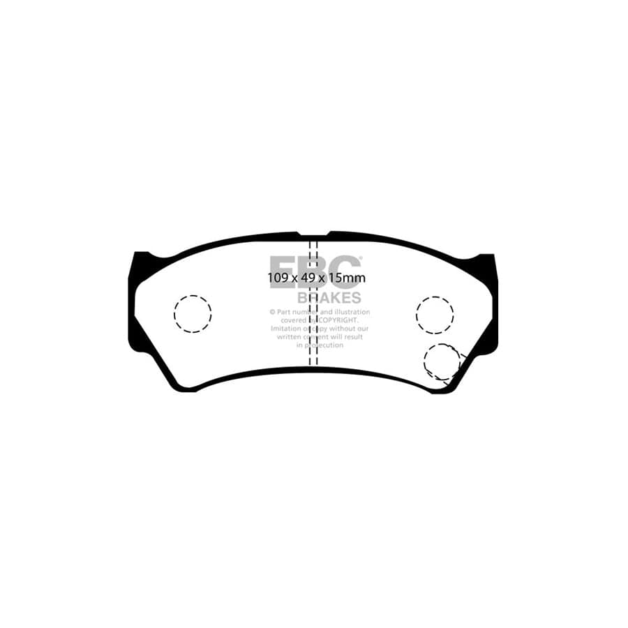 EBC PDKF1858 Suzuki Baleno Ultimax Front Brake Pad & Plain Disc Kit 2 | ML Performance UK Car Parts
