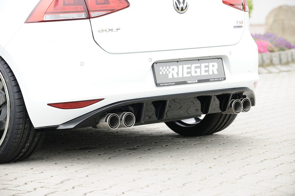 Rieger 00088029 VW Mk7 Golf Rear Diffuser (Inc. GTI, GTI Clubsport) 1 |ML Performance UK Car Parts