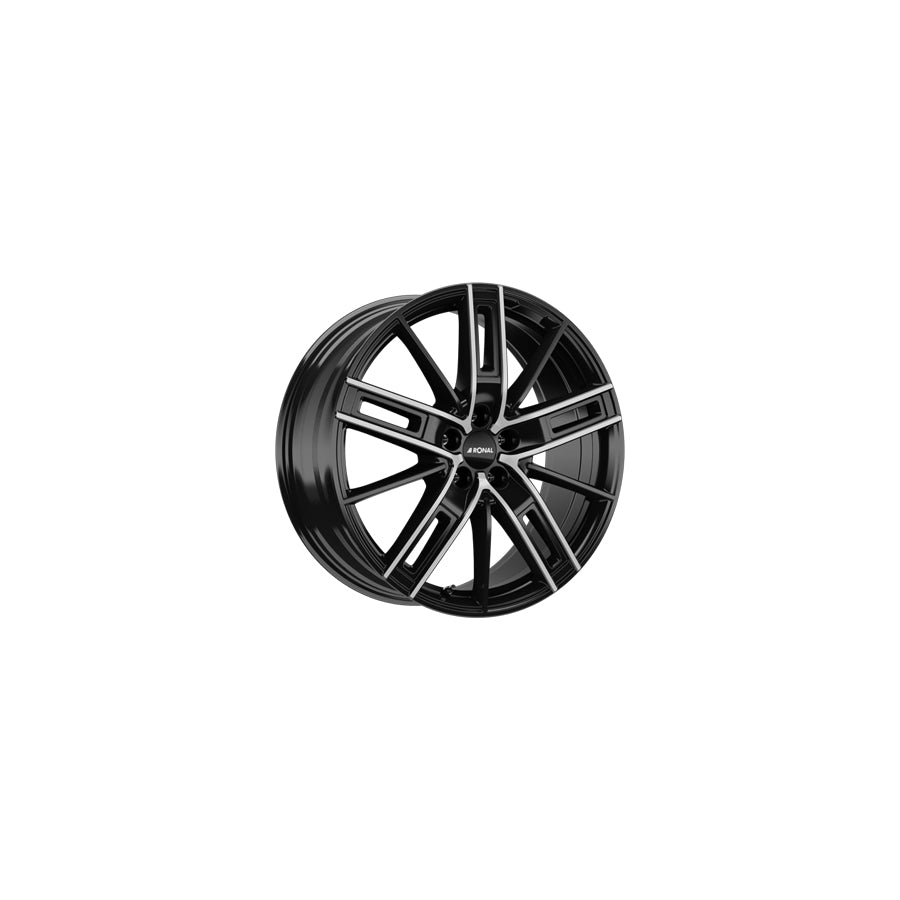 Ronal R67 8.5x20 ET45 67R0855.28X/022 Jetblack Front Diamond Cut Wheel