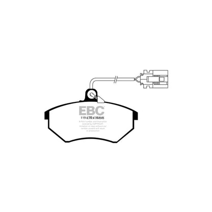 EBC PD40K1935 VW Mk3 Ultimax Pad & Plain Disc Kit - Girling/TRW Caliper 2 | ML Performance UK Car Parts