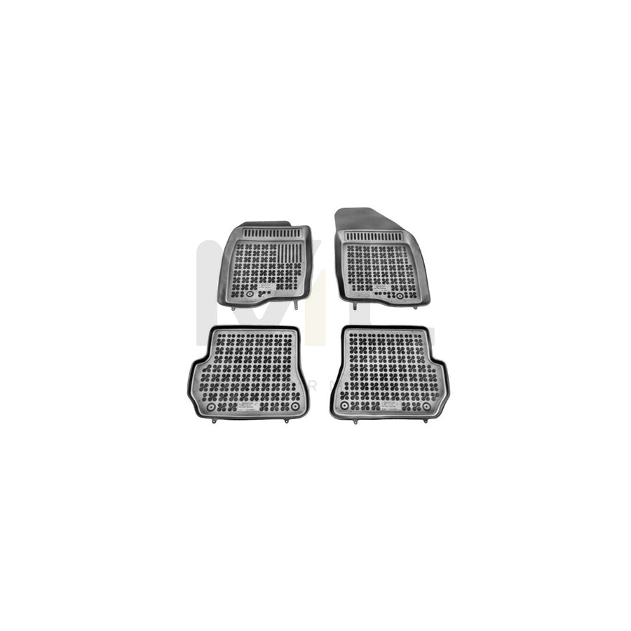 REZAW PLAST Tailored 200611 Floor mat set for FORD Fusion Estate (JU2) Elastomer, Front and Rear, Quantity: 4, Black