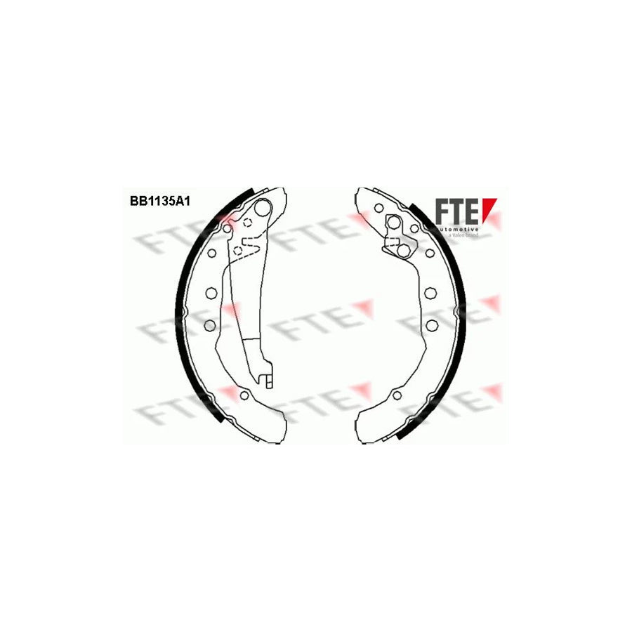 FTE Bb1135A1 Brake Shoe Set