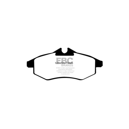 EBC PD01KF376 Citroen Greenstuff Front Brake Pad & Plain Disc Kit  (Inc. C2 & C3) 2 | ML Performance UK Car Parts