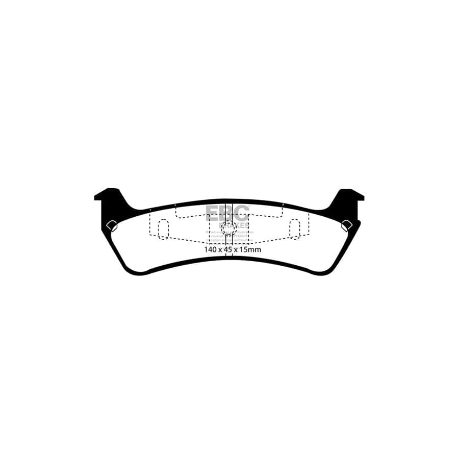 EBC PD40K734 Ford Explorer Ultimax Pad & Plain Disc Kit 3 | ML Performance UK Car Parts