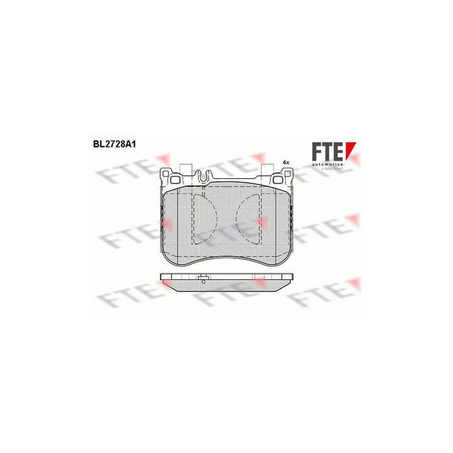 FTE Bl2728A1 Brake Pad Set