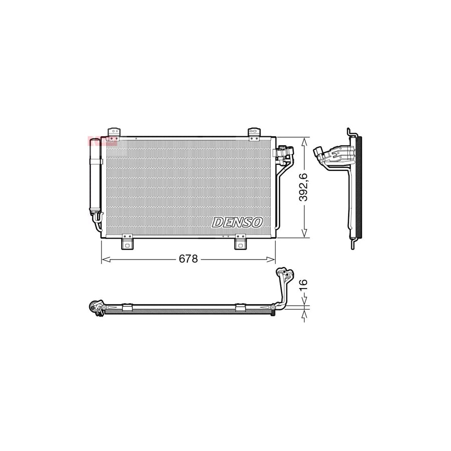 DENSO DCN44015 Air Conditioning Condenser