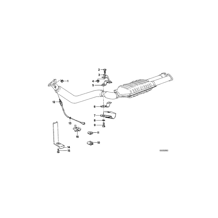 Genuine BMW 11761266841 E12 E24 Holder (Inc. 528i & 633CSi)