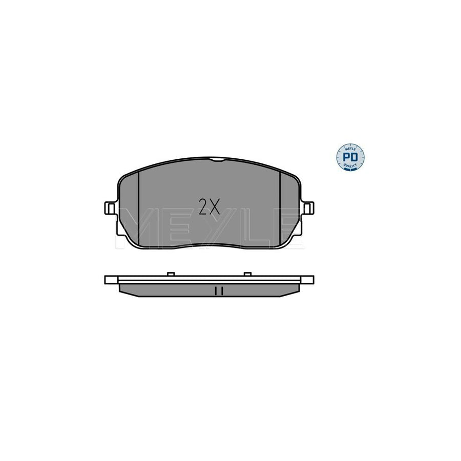 Meyle 025 229 4419/Pd Brake Pad Set