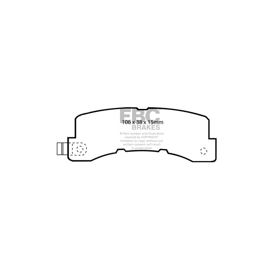 EBC PD40K949 Isuzu Piazza Ultimax Pad & Plain Disc Kit 3 | ML Performance UK Car Parts