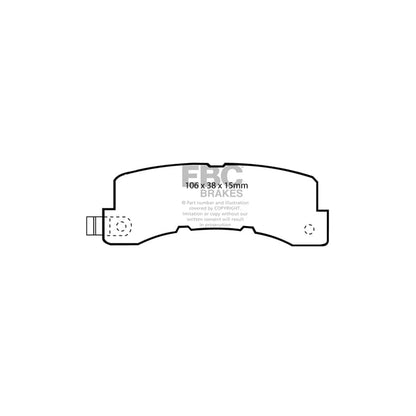 EBC PD40K949 Isuzu Piazza Ultimax Pad & Plain Disc Kit 3 | ML Performance UK Car Parts