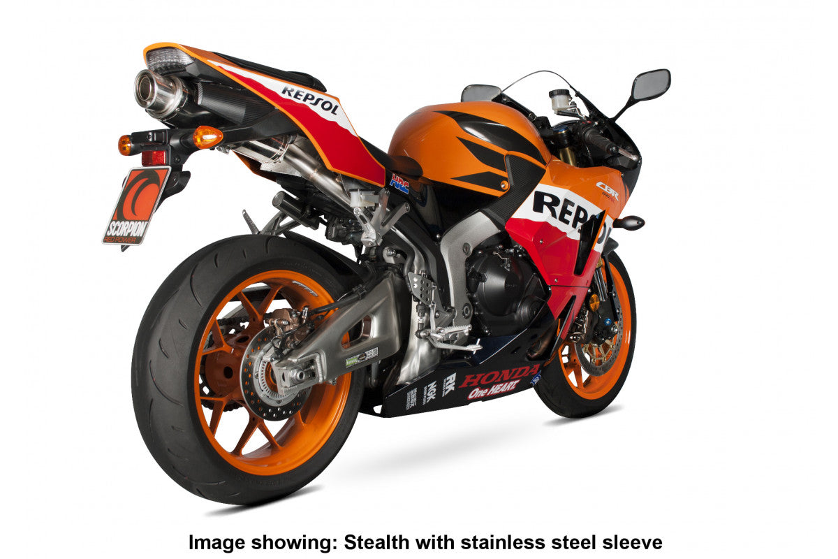 Scorpion HA158TEO Honda CBR600 RR Stealth Slip-On - Titanium Sleeve | ML Performance UK UK