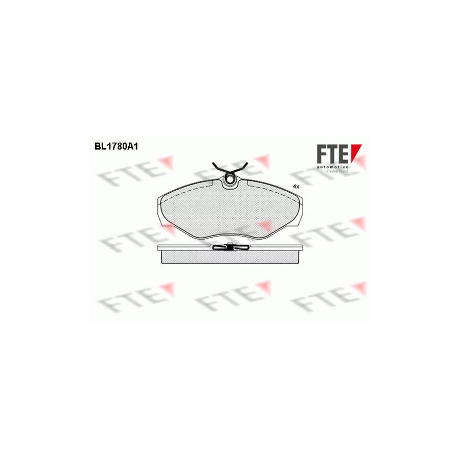 FTE 9010349 Brake Pad Set