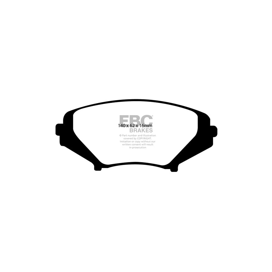 EBC PD08KF333 Mazda RX8 Yellowstuff Front Brake Pad & USR Disc K 2 | ML Performance UK Car Parts