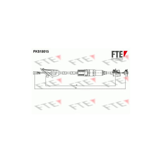 FTE Fks18015 Clutch Cable for Peugeot 106 II Hatchback (1A, 1C)