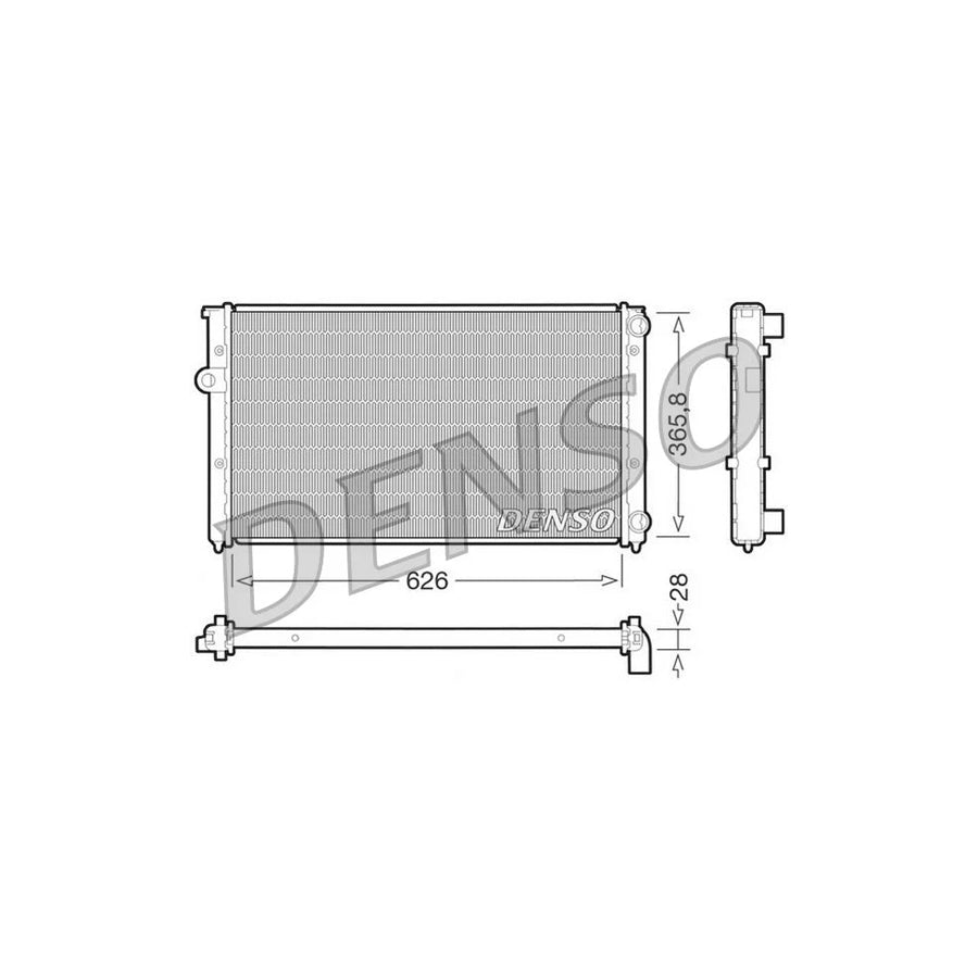 DENSO DRM32027 Engine Radiator