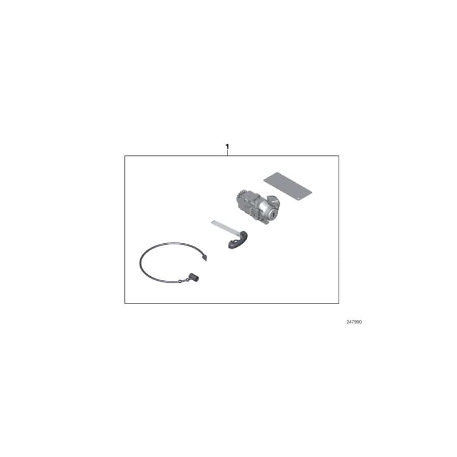 Genuine BMW 51217374964 F10 F11 Set Uniform Locking System CA - DOLOMITI (Inc. 528iX, 518d & 520d)