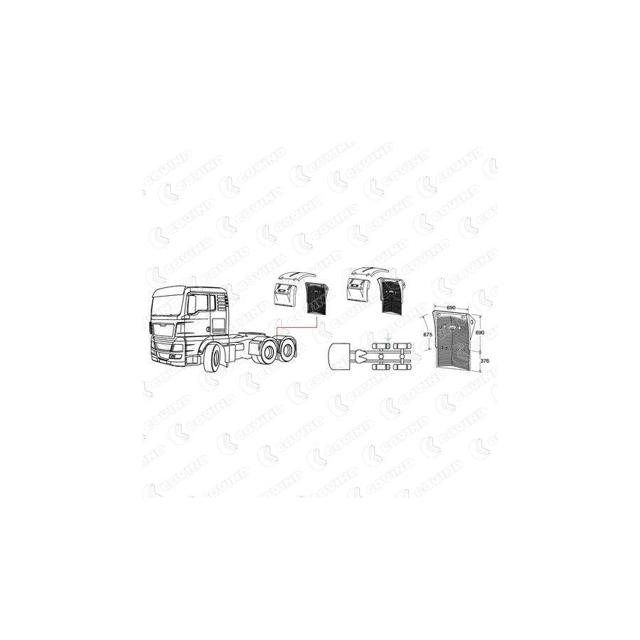 Covind Tgx/537 Wing Fender