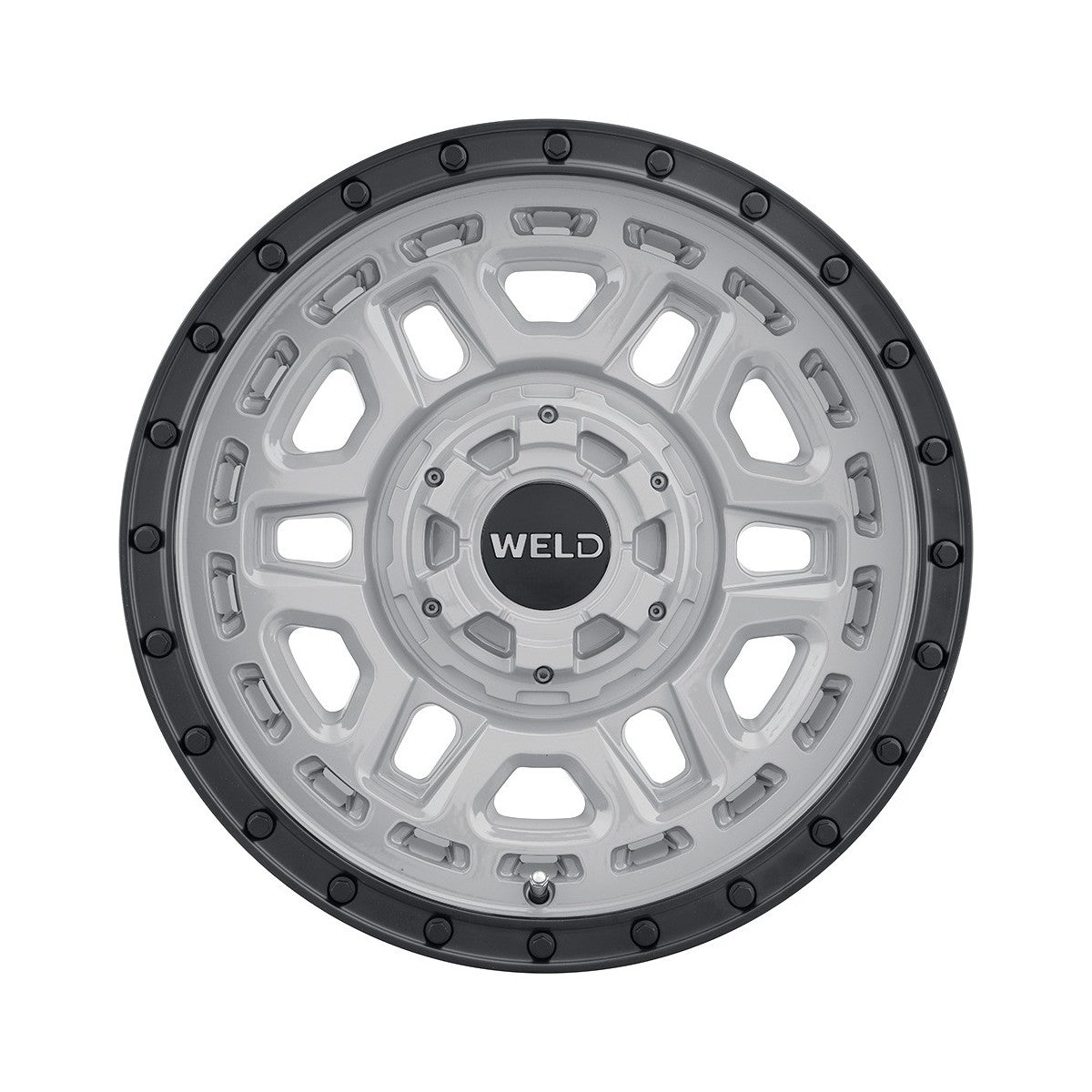 Weld W16979098501-P2 Crux W169 Wheel 17x9 6x139.7 ET0 BS5 Gloss Armor Gray - Satin Black
