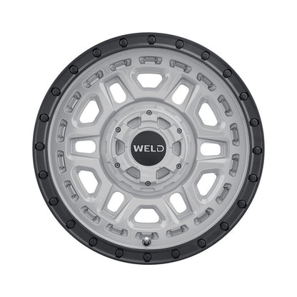 Weld W16979098501-P2 Crux W169 Wheel 17x9 6x139.7 ET0 BS5 Gloss Armor Gray - Satin Black
