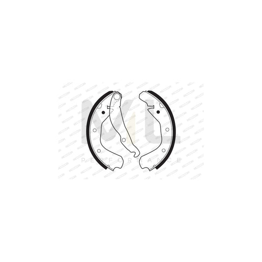 Ferodo Premier FSB198 Brake Shoe Set With Accessories